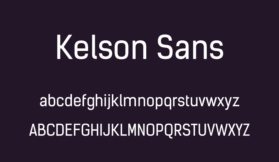 kelson-sans font