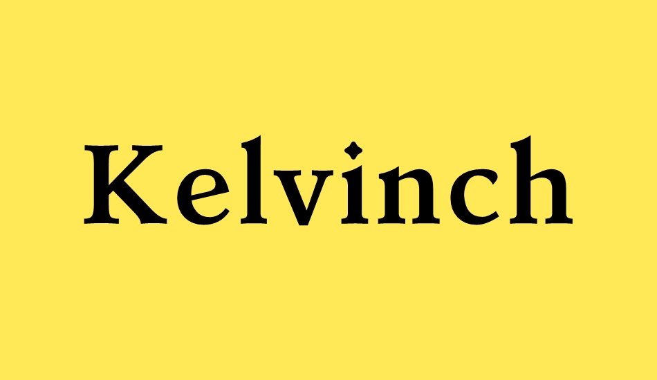 kelvinch font big