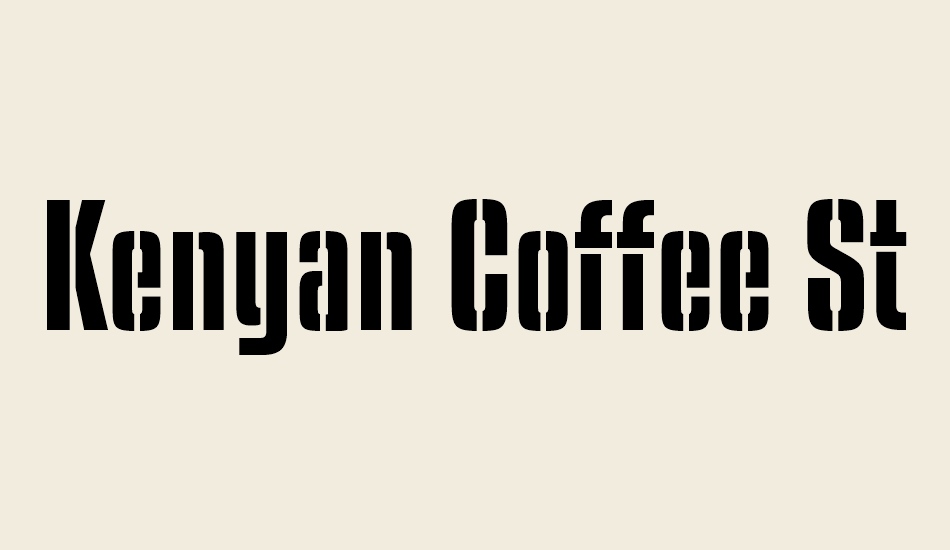 kenyan-coffee-stencil-sb font big
