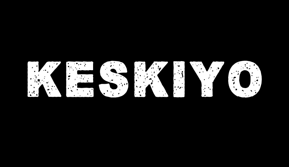 keskiyon-lumisade font big