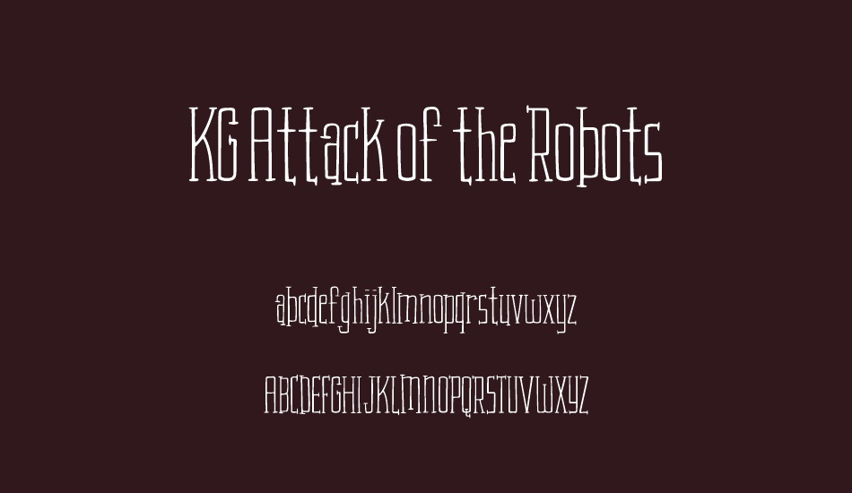 kg-attack-of-the-robots font
