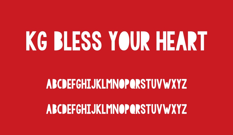 kg-bless-your-heart font
