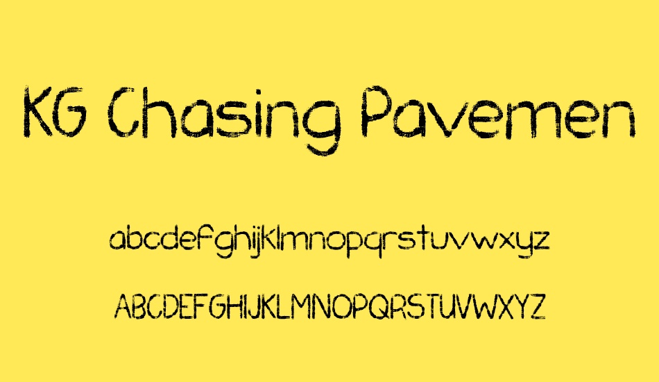 kg-chasing-pavements font