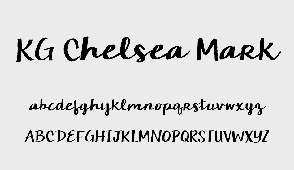 kg-chelsea-market-script font