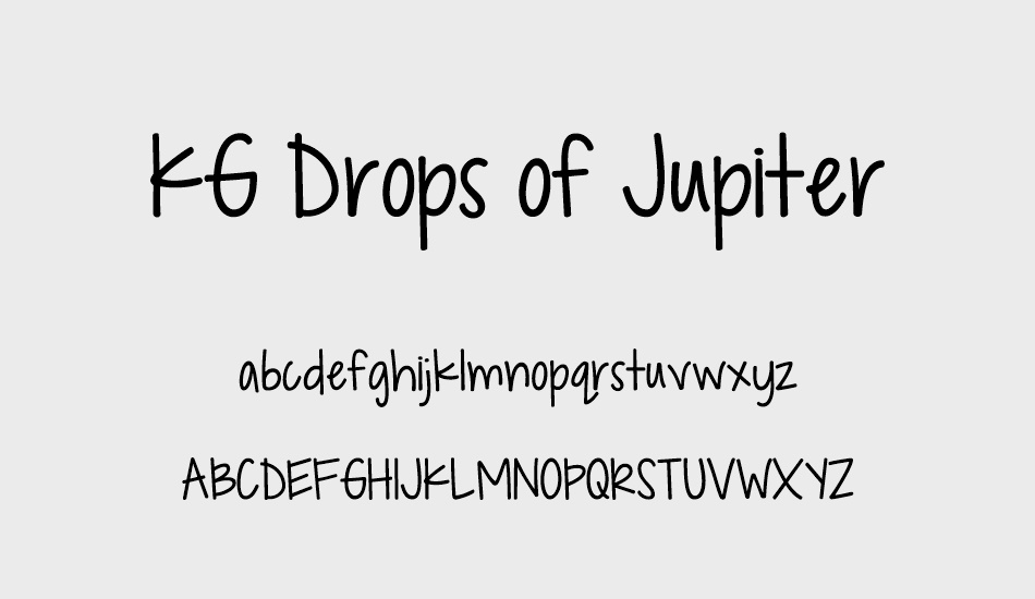 kg-drops-of-jupiter font