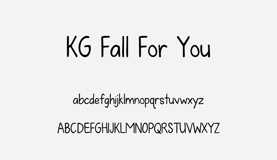 kg-fall-for-you font