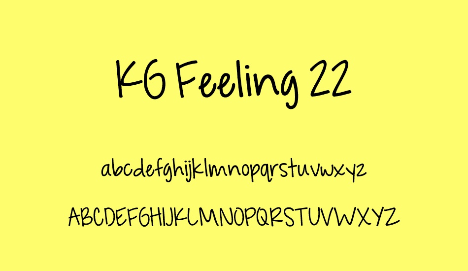 kg-feeling-22 font
