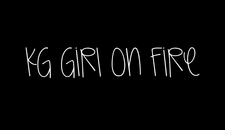 kg-girl-on-fire font big