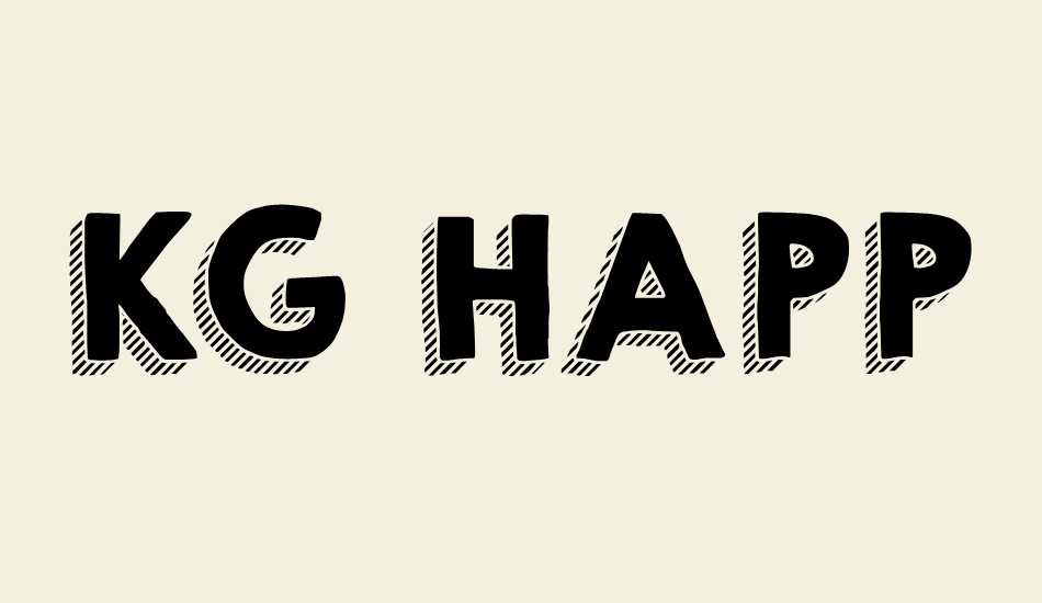 kg-happy font big