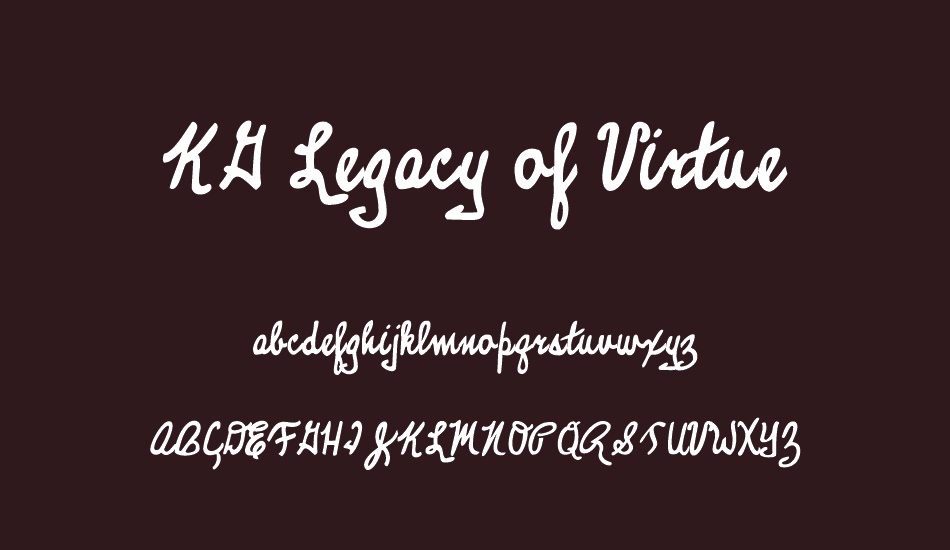 kg-legacy-of-virtue font