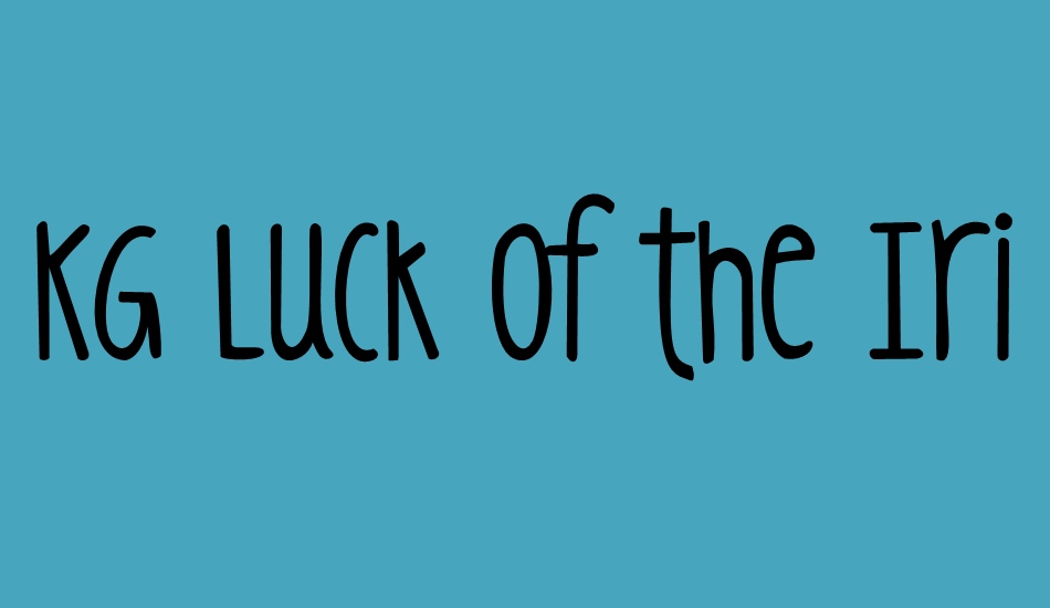 kg-luck-of-the-ırish font big