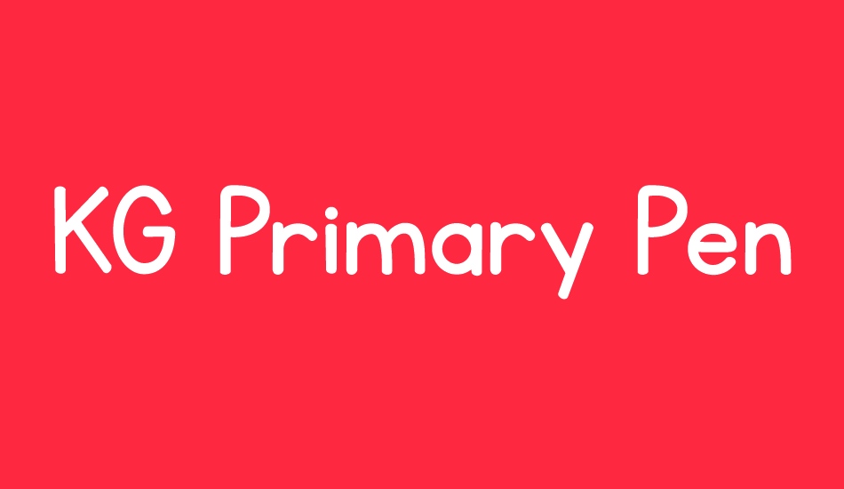 kg-primary-penmanship font big