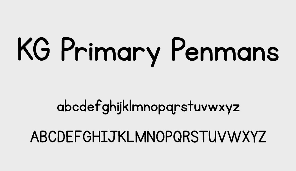 kg-primary-penmanship font