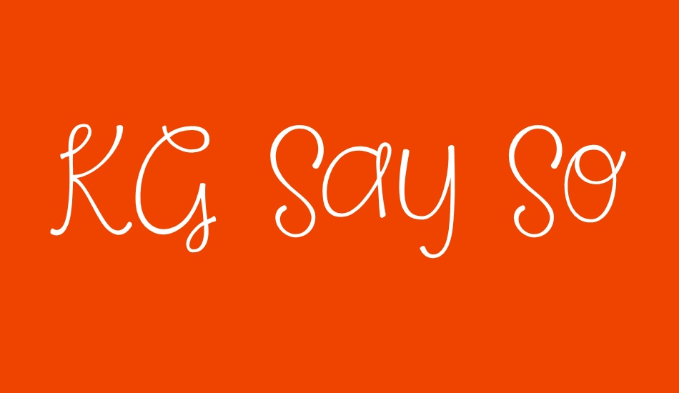 kg-say-something font big