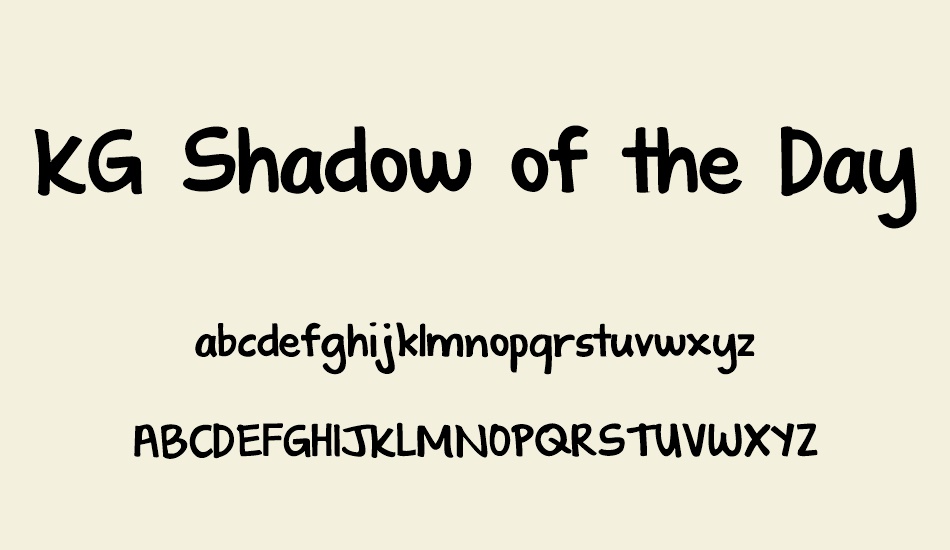kg-shadow-of-the-day font