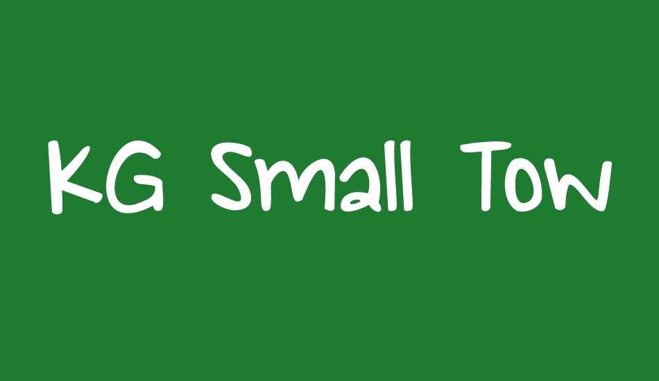 kg-small-town-southern-girl font big