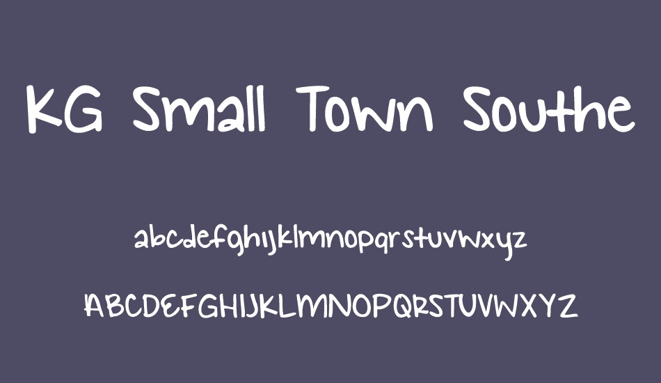 kg-small-town-southern-girl font