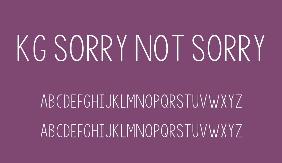 kg-sorry-not-sorry font