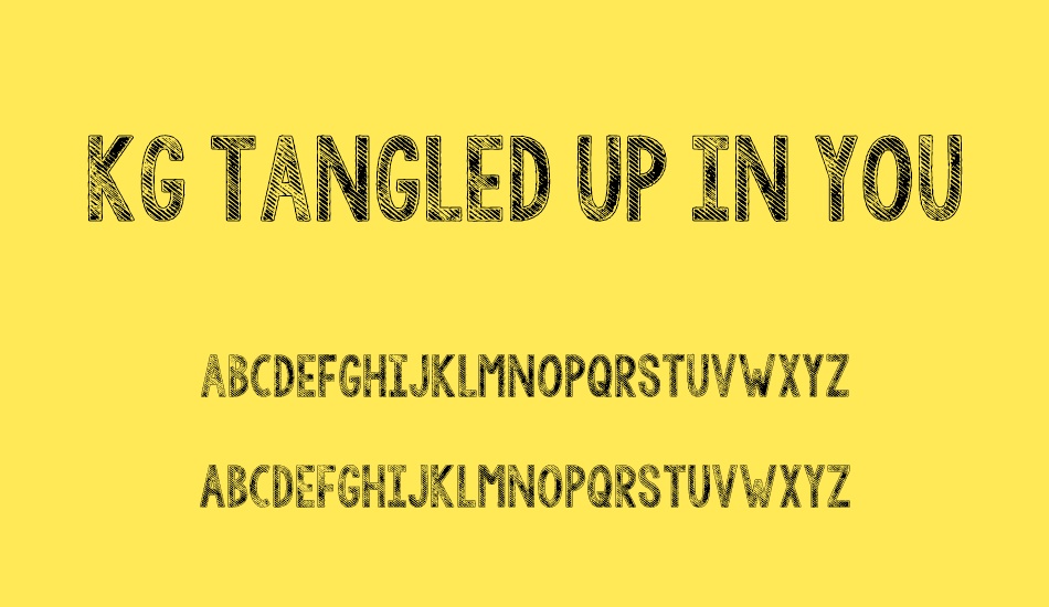 kg-tangled-up-ın-you- font