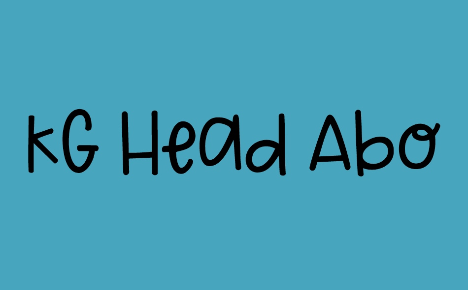 KG Head Above Water font big