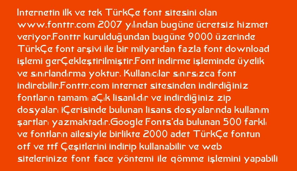 khan font 1