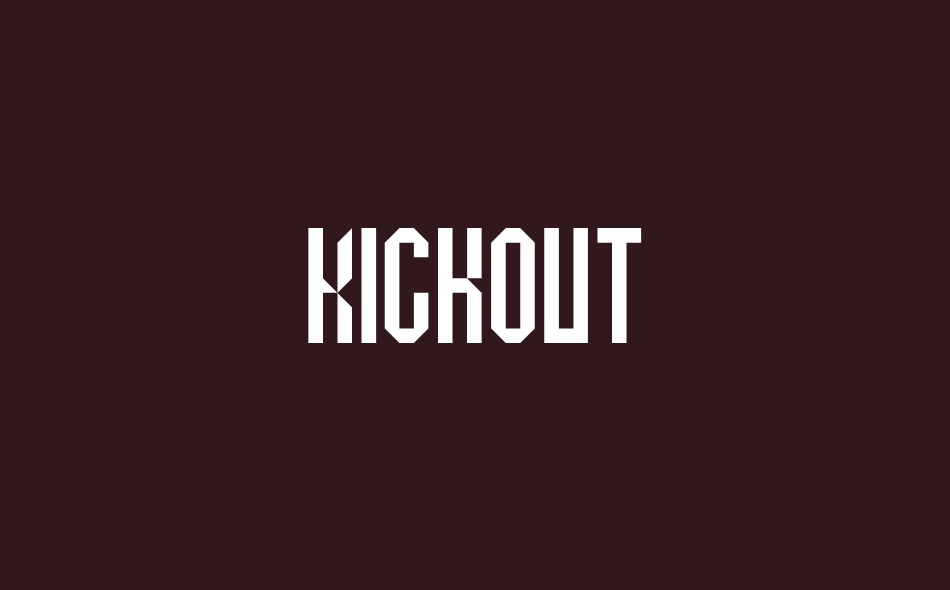 Kickout font big