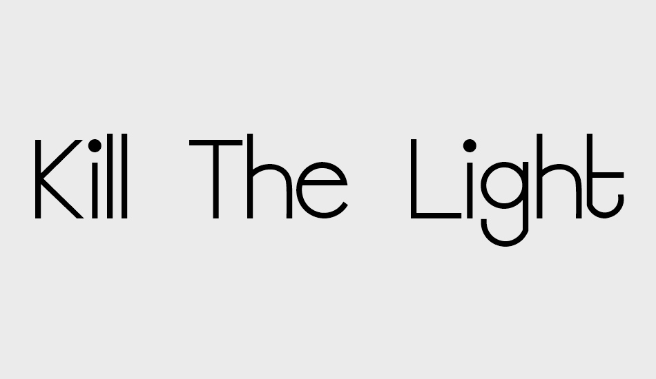 kill-the-lights font big