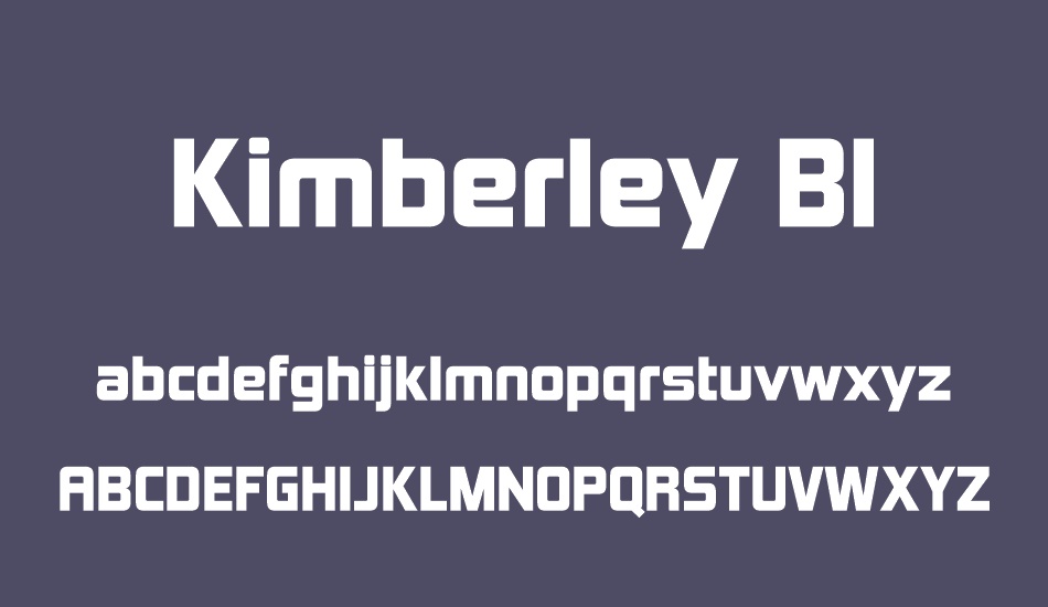kimberley-bl font