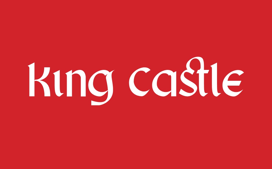 King Castle font big