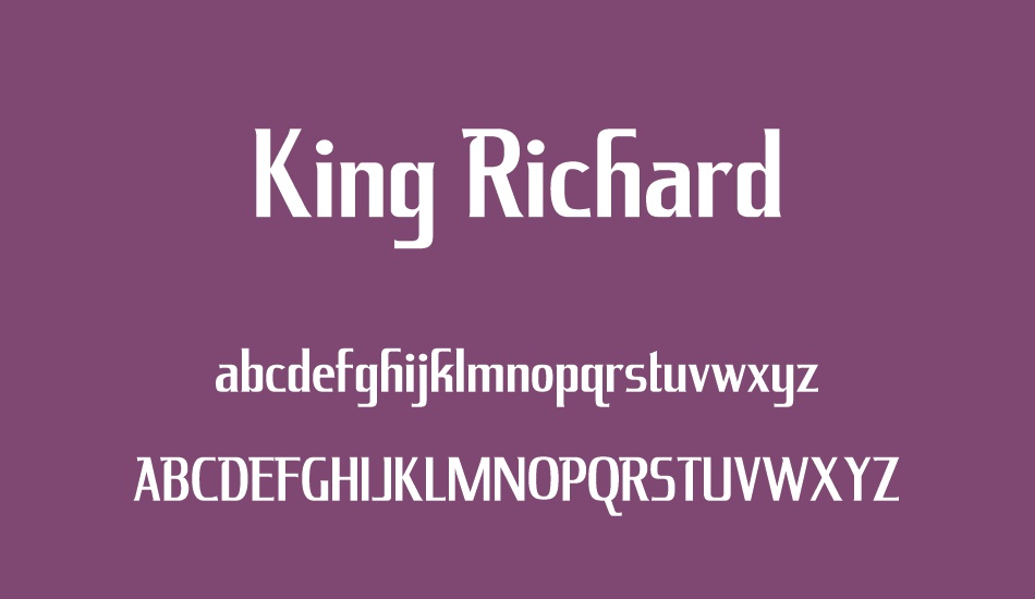 king-richard font