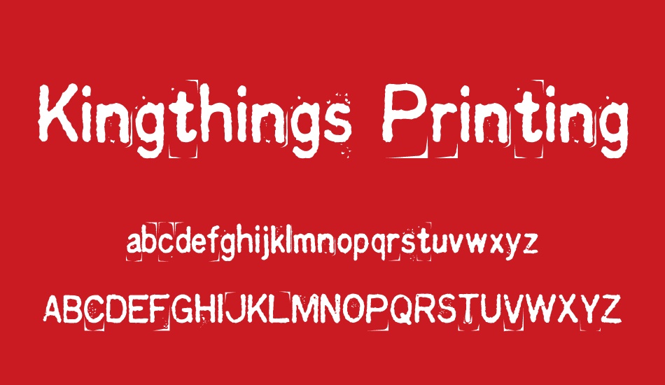 kingthings-printingkit font