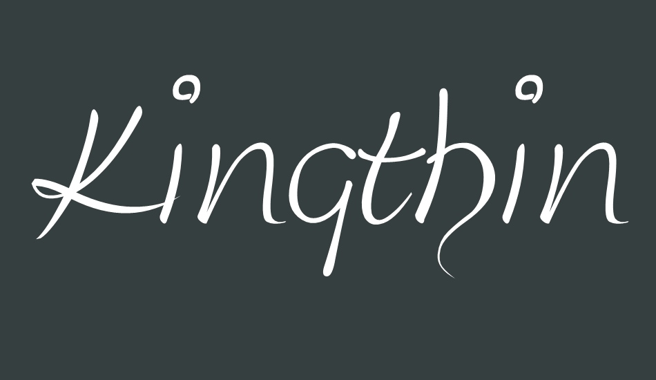 kingthings-wrote font big