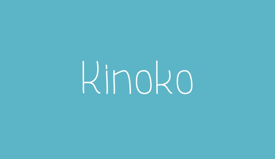 kinoko font big