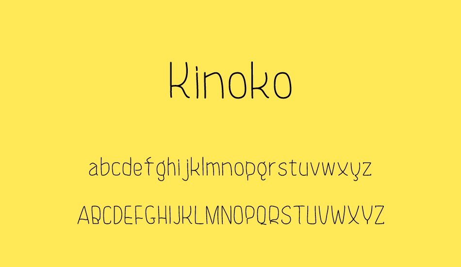 kinoko font