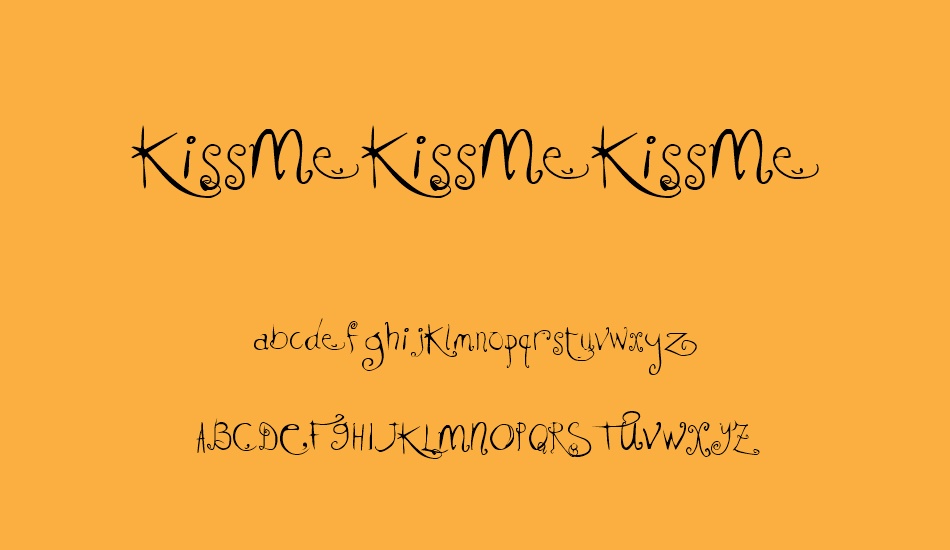 kissmekissmekissme font