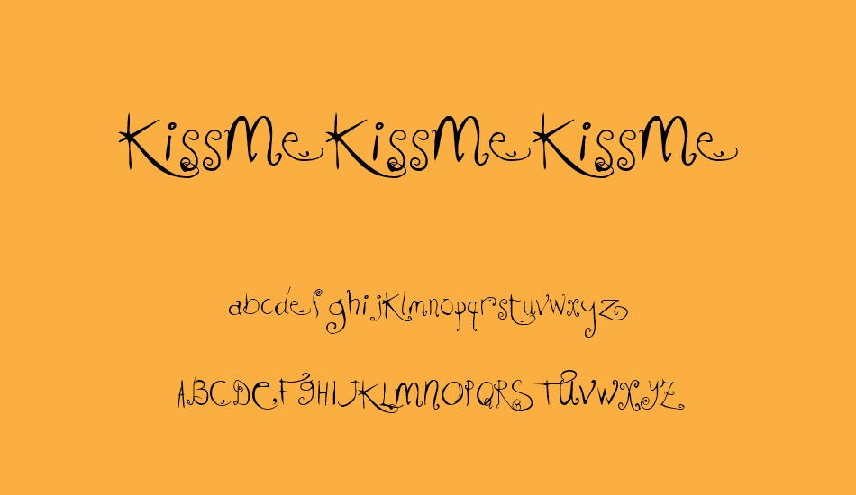 kissmekissmekissme font