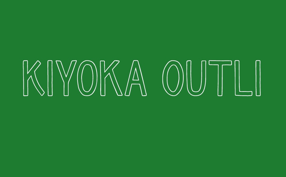 Kiyoka font big