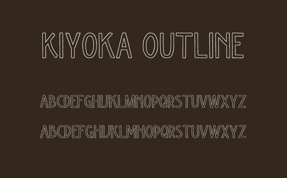 Kiyoka font