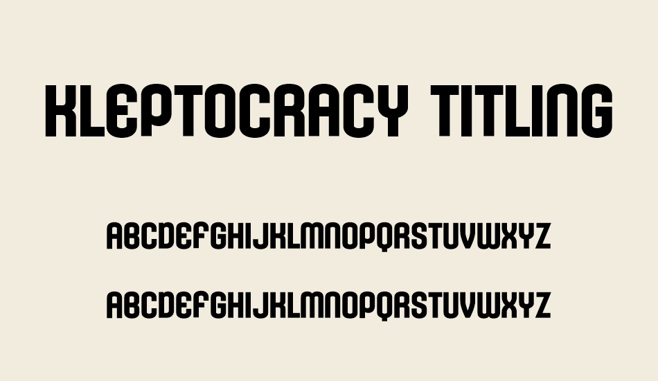 kleptocracy-titling-rg font