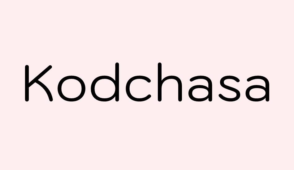 kodchasan font big