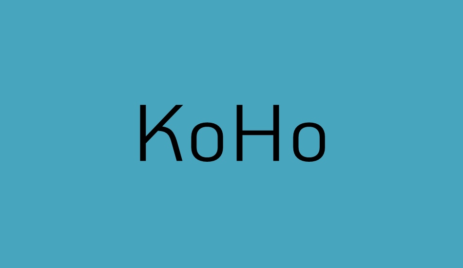 koho font big