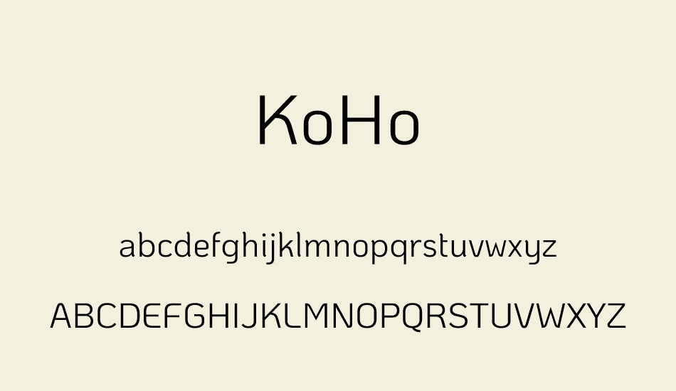 koho font