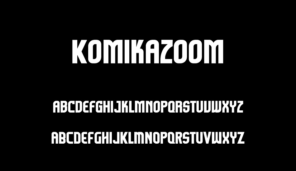 komikazoom font