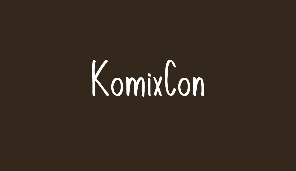 komixcon font big