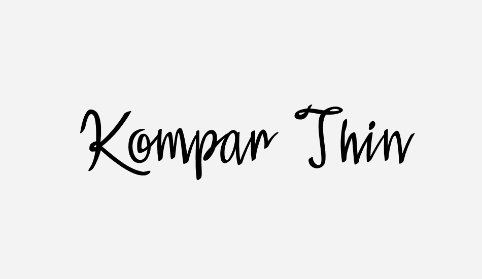 kompar-thin-personal-use-only font big