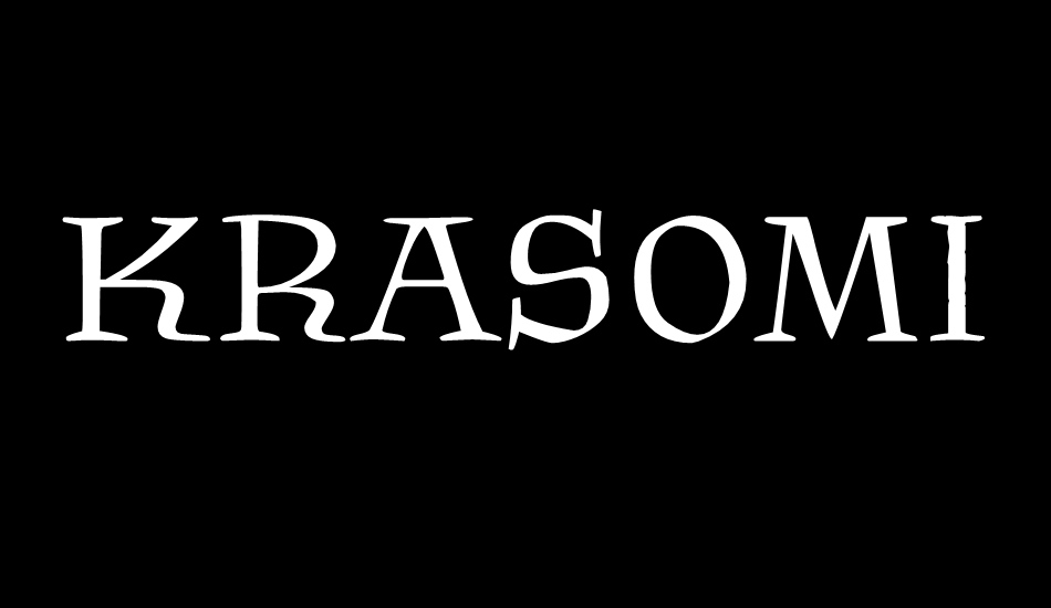 krasomila font big