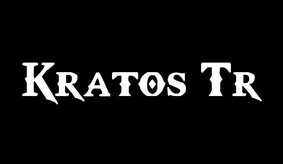 kratos-truetype font big