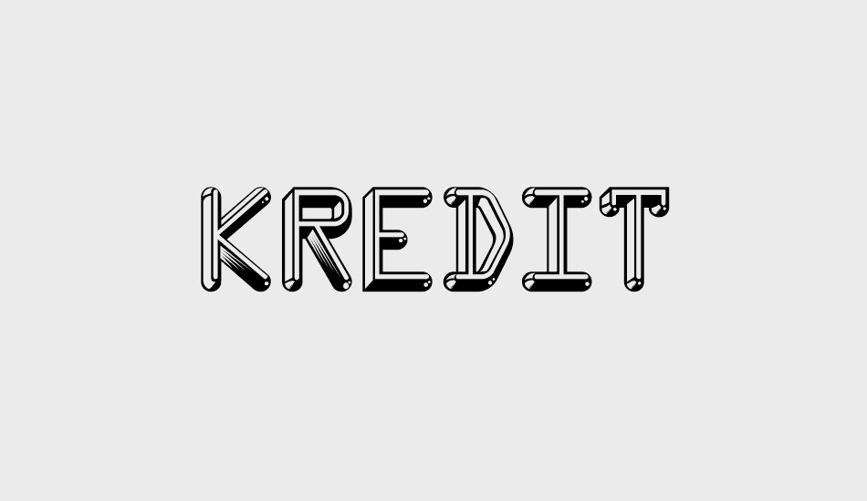 kredit font big