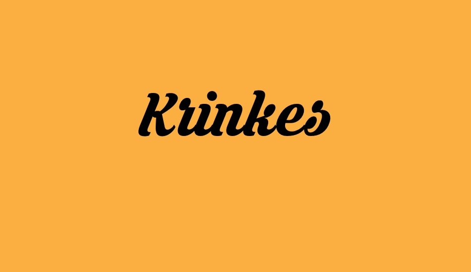 krinkes-regular-personal-use font big