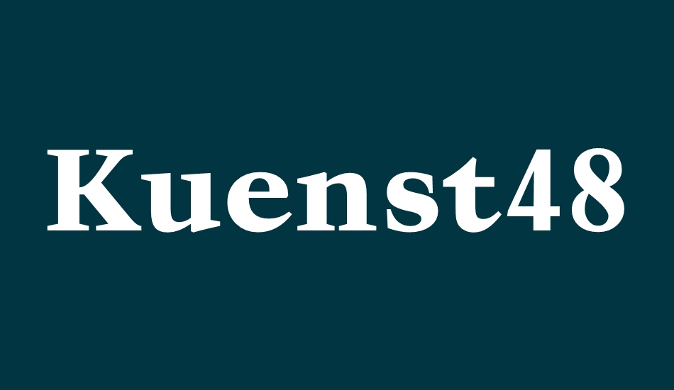 kuenst480-blk-bt font big